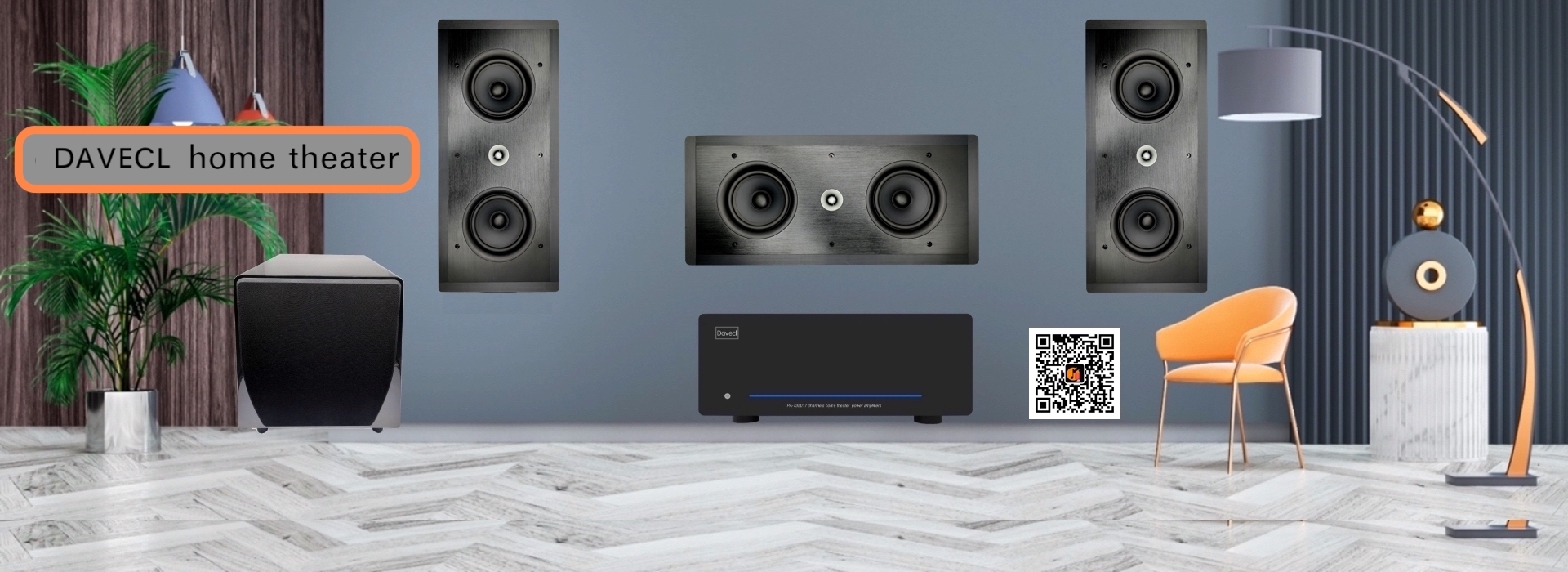 DAVECL AA7350 home theater system