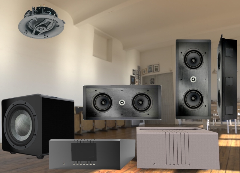What is the use of Home theater wall speaker?