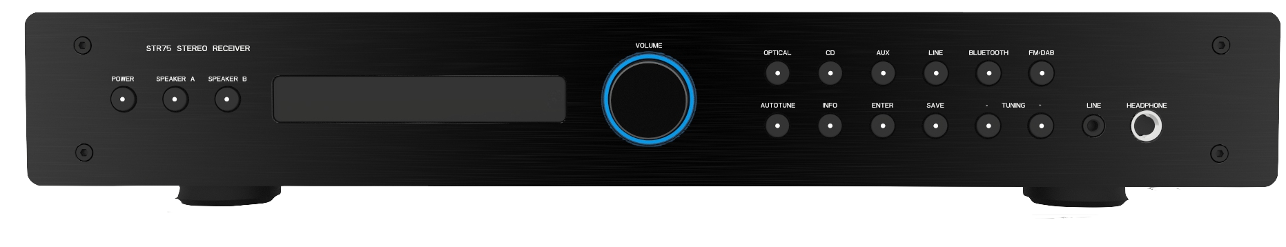 stereo receiver for hifi system 