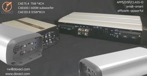 professional 8 channel Car audio CA6 for beginners