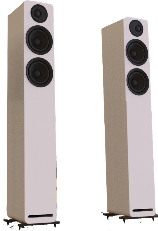high gloss 4 inch floorstand HIFI speakers