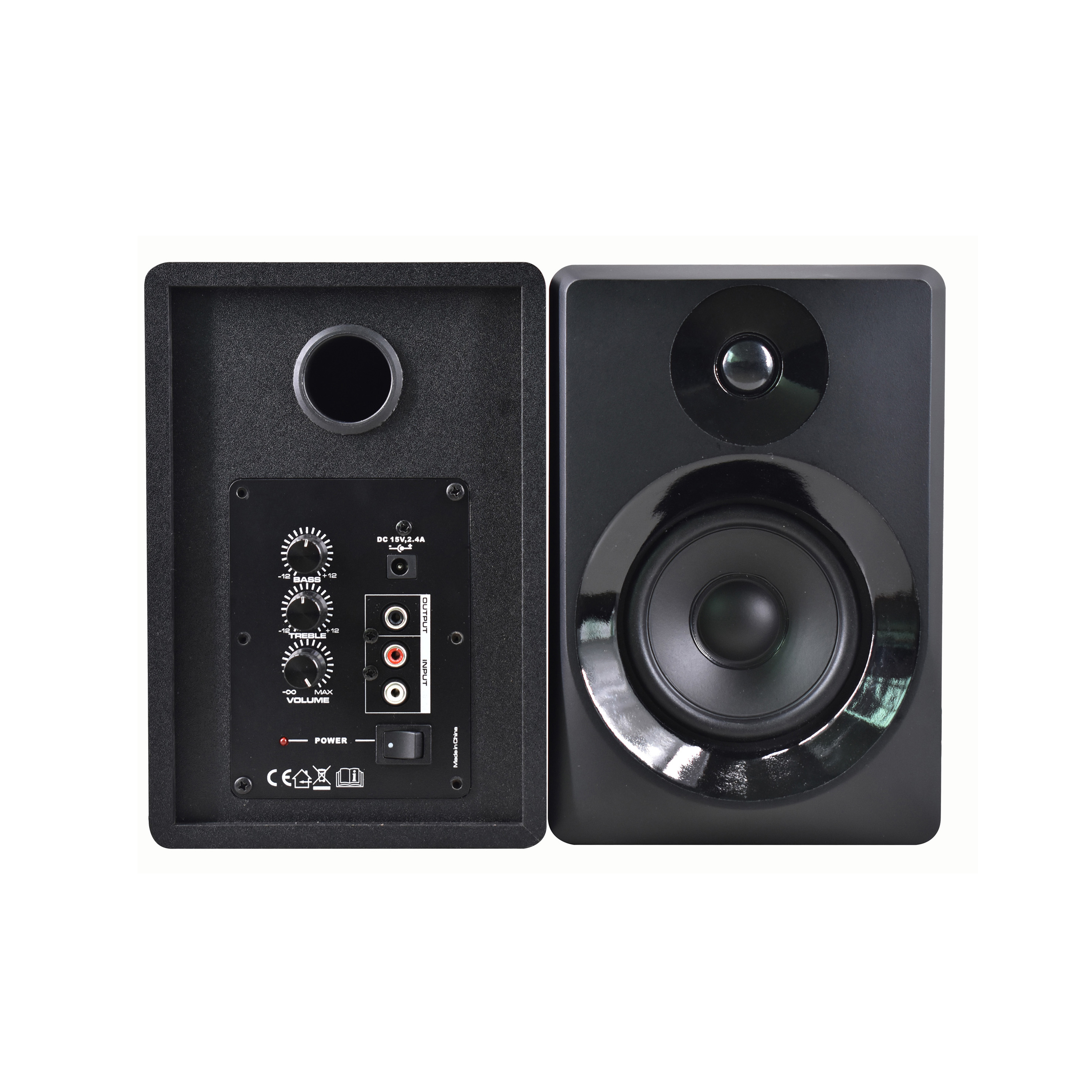 Active speakers-4 inch 2-way monitor speaker