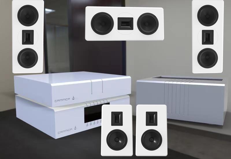 What is the function of Home theater wall speaker?