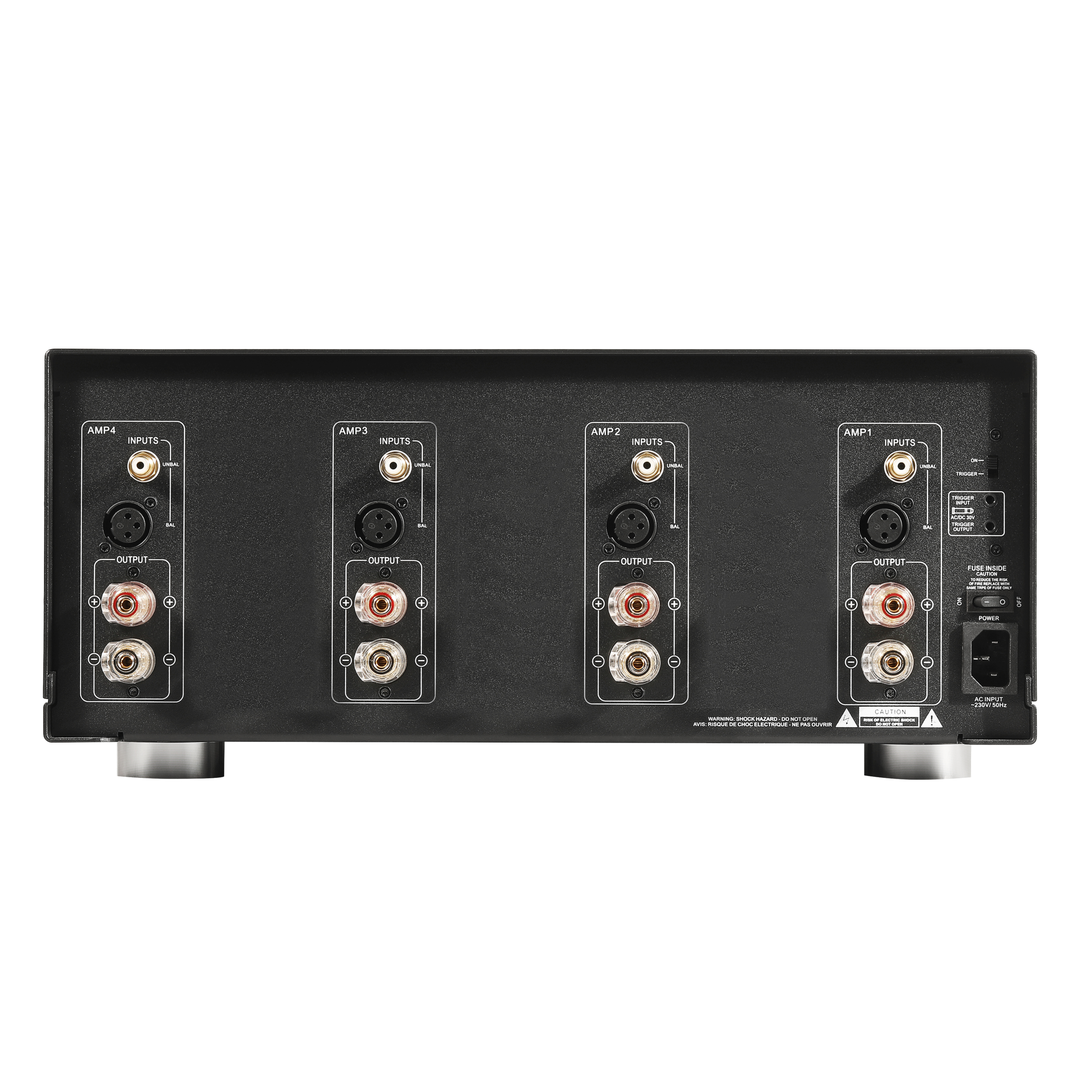 4 channel Power amplifier for home cinema system